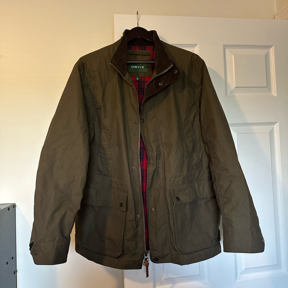 ORVIS BARBOUR JACKET | waxed field jacket nwot